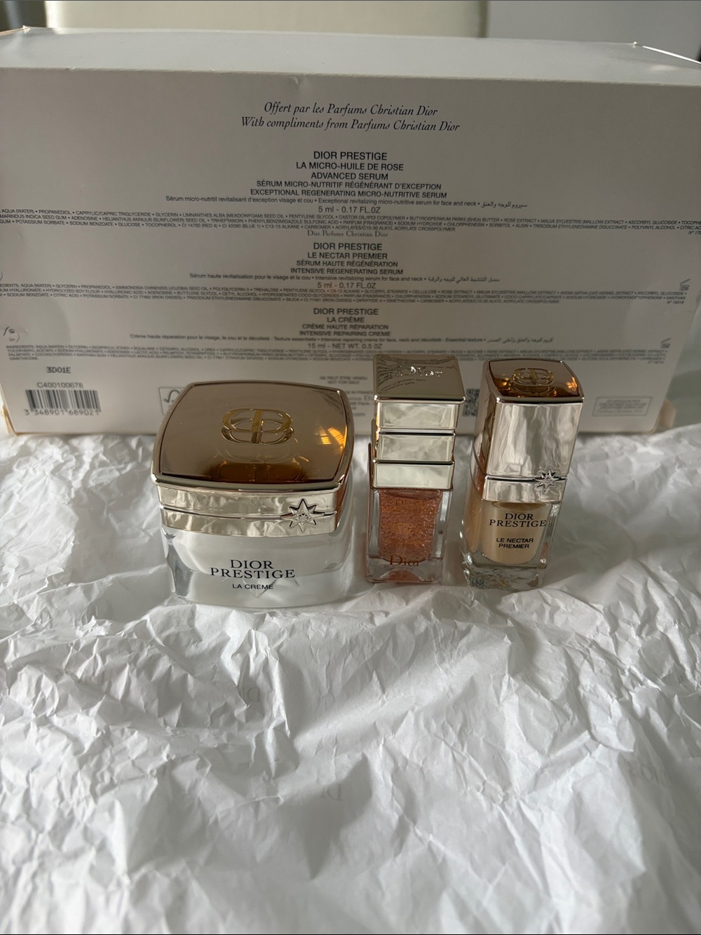 Dior Prestige Skincare Ritual Set